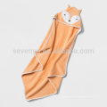 Toalla de baño con capucha naranja Fox Skyline gris, algodón orgánico 100% natural súper suave, hace excelente regalo para cualquier pequeño
